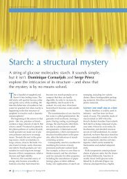 Starch: a structural mystery - Science in School