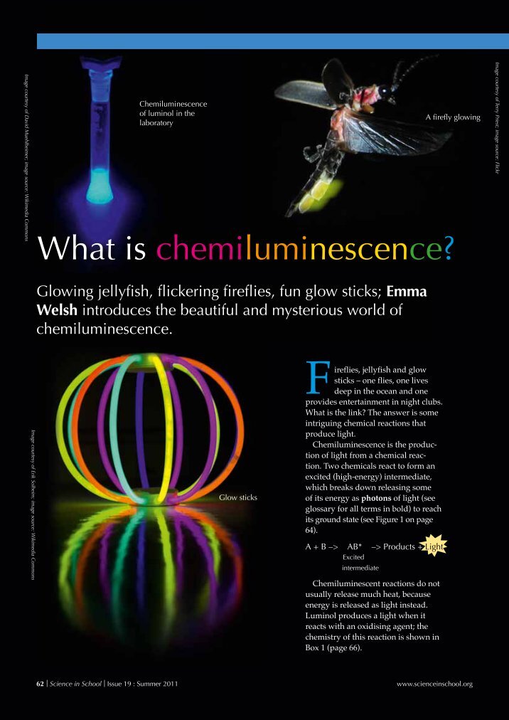 causes of luminescence and chemiluminescence Bioluminescence: bioluminescence (chemiluminescence) ie, when their passage through the water causes tiny marine organisms to luminesce. causes of luminescence and chemiluminescence Bioluminescence: bioluminescence (chemiluminescence) ie, when their passage through the water causes tiny marine organisms to luminesce.