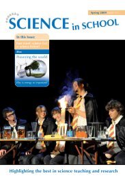 Highlighting the best in science teaching and ... - Science in School