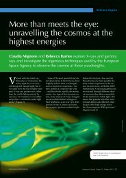 More than meets the eye: unravelling the cosmos at ... - RSSD - ESA