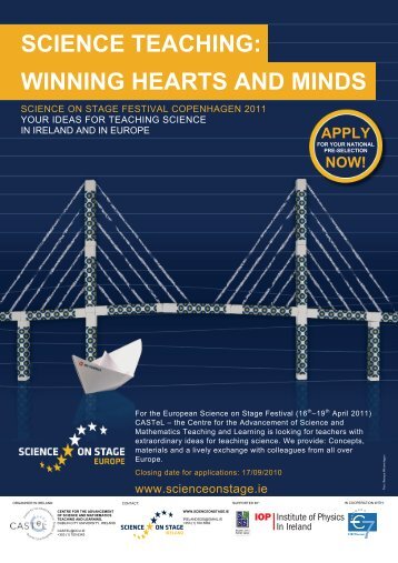 winning hearts and minds science teaching - Science on Stage Ireland