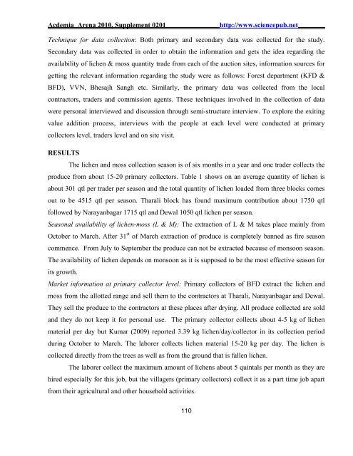 Ecological, Social and Commercial Role of Lichens in India with ...