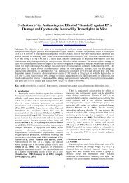 Evaluation of the Antimutagenic Effect of Vitamin C against DNA ...