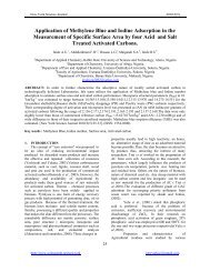 Application of Methylene Blue and Iodine Adsorption - Nature and ...