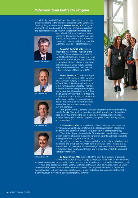 Annual Report 2007 3-24-08.pdf - Moffitt Cancer Center