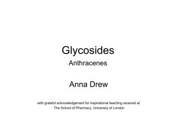 Glycosides - Sciensage.info