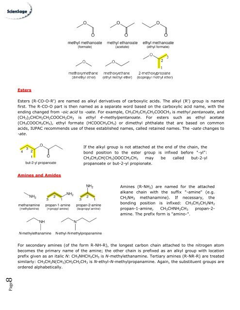 iupac nomenclature of organic chemistry - Sciensage.info