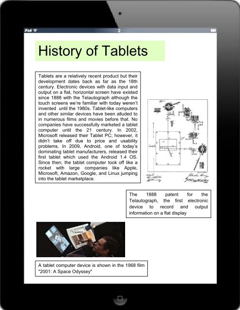 Tablet Computing - the Scientia Review