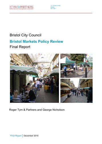 View Bristol Markets Policy Review - Final Report - Bristol City Council