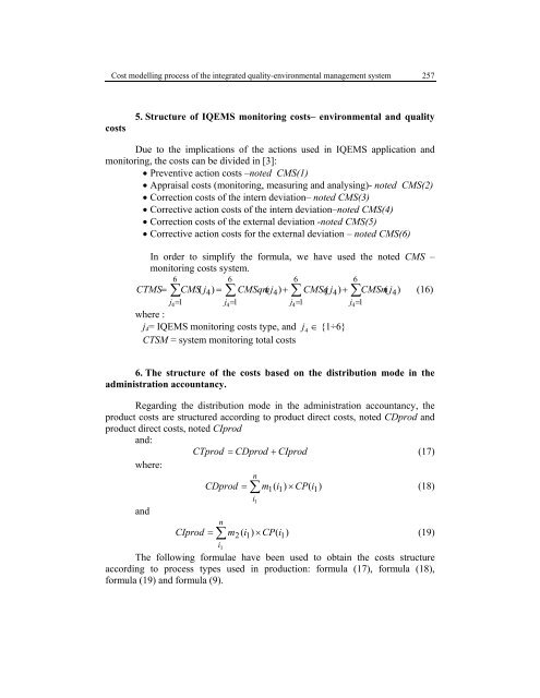 integrated quality-environment management ... - Scientific Bulletin