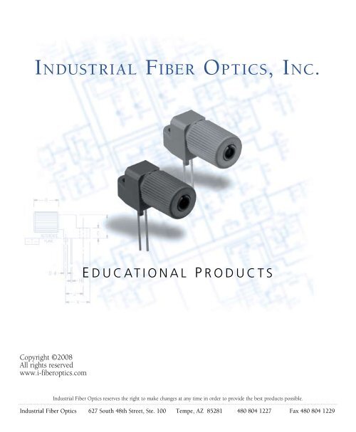 INDUSTRIAL FIBER OPTICS, INC. Scientrific