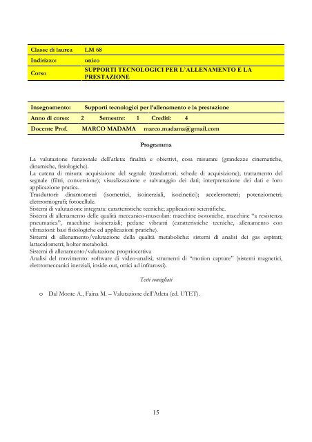 lm68 - Scienze motorie