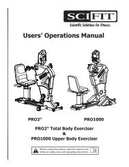 Users' Operations Manual - SciFit