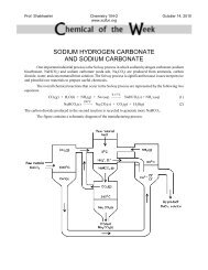 Sodium Bicarbonate and Sodium Carbonate