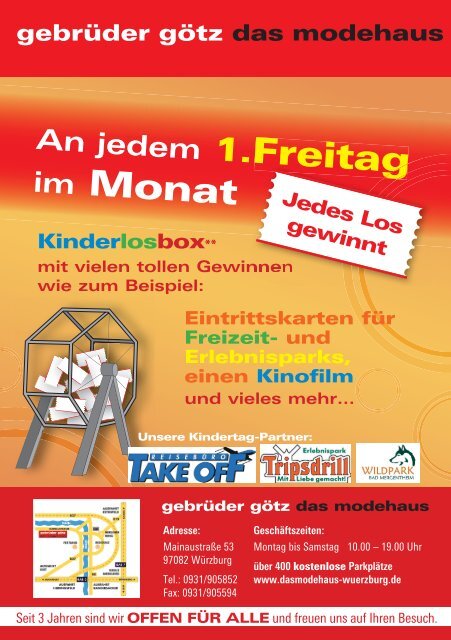 Freitag ist Kindertag