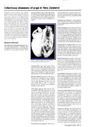 Infectious diseases of pigs in New Zealand - SciQuest