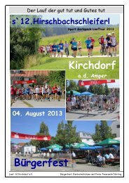 Kirchdorf BÃ¼rgerfest - SC Kirchdorf