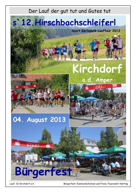 Kirchdorf BÃ¼rgerfest - SC Kirchdorf