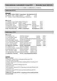 NiedersÃ¤chsischer Leichtathletik-Verband 2011 Bestenliste Stand ...