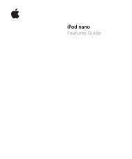 iPod nano (3rd gen) Features Guide