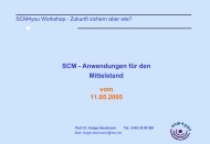 SCM Anwendungen fÃ¼r den Mittelstand - Scm4you.net