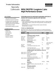 MOLYKOTE® Longterm 2 plus High Performance Grease