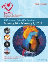 Scientific Sessions - Society of Cardiovascular Magnetic Resonance