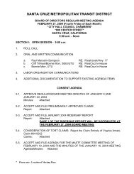 SCMTD Board of Directors Agenda of June 26, 2009 - Santa Cruz 
