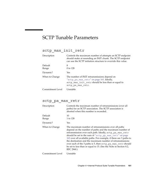 Solaris Tunable Parameters Reference Manual - SCN Research