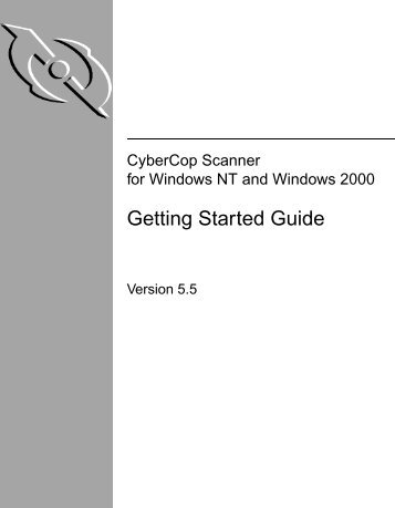 CyberCop Scanner Getting Started Guide