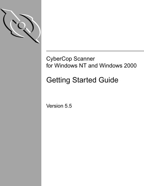 CyberCop Scanner Getting Started Guide