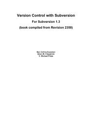 Version Control with Subversion - SCN Research