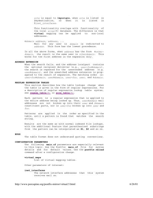 Postfix Overview - Introduction - SCN Research