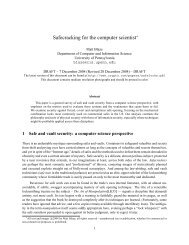 Safecracking for the computer scientist - SCN Research