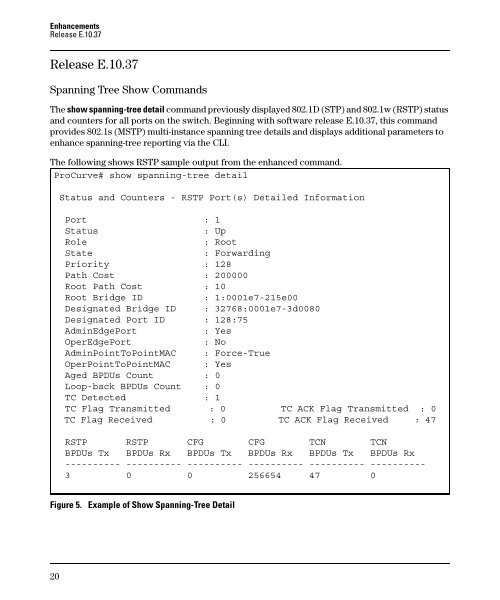 Release Notes: Version E.10.37 Software