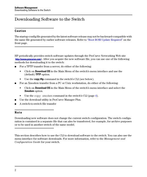 Release Notes: Version E.10.37 Software