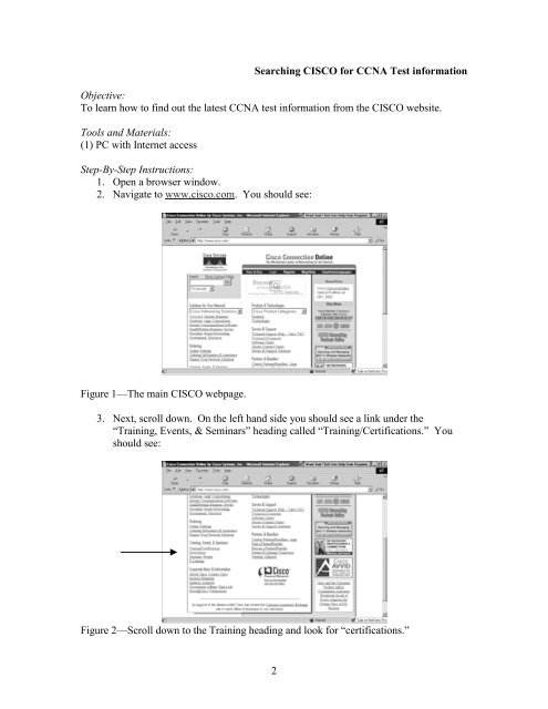 Learning by Doing: CISCO Certified Network ... - SCN Research