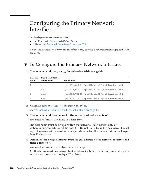 Sun Fire V445 Server Administration Guide - SCN Research