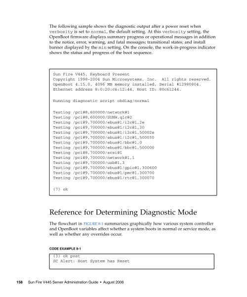 Sun Fire V445 Server Administration Guide - SCN Research