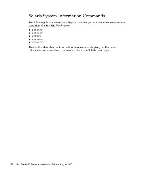 Sun Fire V445 Server Administration Guide - SCN Research