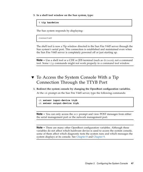 Sun Fire V445 Server Administration Guide - SCN Research