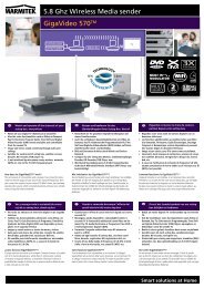 5.8 Ghz Wireless Media sender GigaVideo 570TM