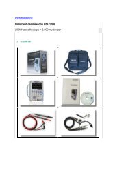 www.eobdbt.hu HandHeld oscilloscope DSO1200 200MHz ...