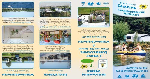 Prospekt - Camping am See - Alt Schwerin
