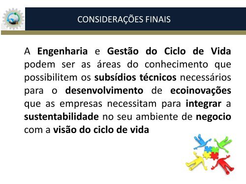 GestÃ£o e Engenharia do Ciclo de Vida - Escola de Engenharia de ...