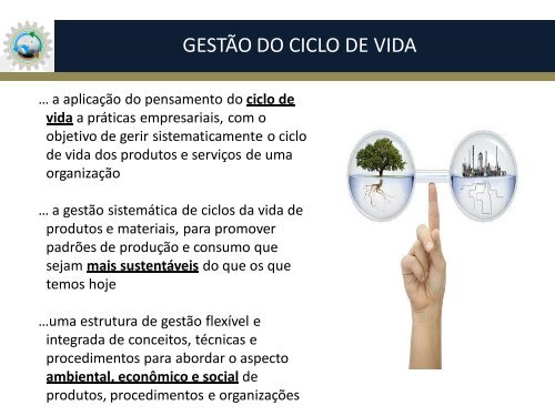 GestÃ£o e Engenharia do Ciclo de Vida - Escola de Engenharia de ...