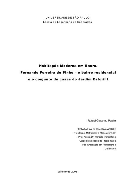 monografia [arquivo *.pdf 8,2 Mb] - Escola de Engenharia de SÃ£o ...