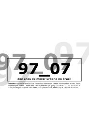 NOMADS.USP. 97_07: dez anos de morar urbano no Brasil ...