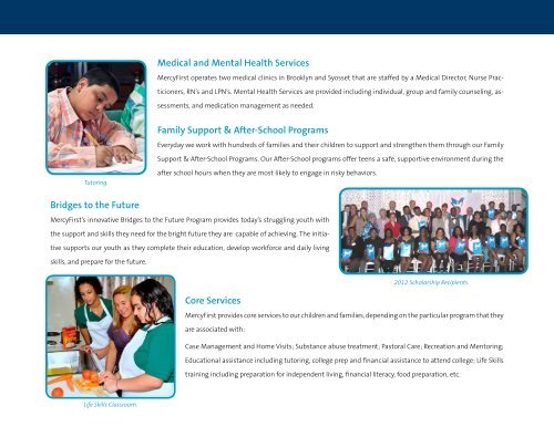 Annual Report 2012 - MercyFirst