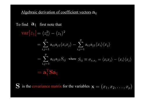 an introduction to Principal Component Analysis (PCA)